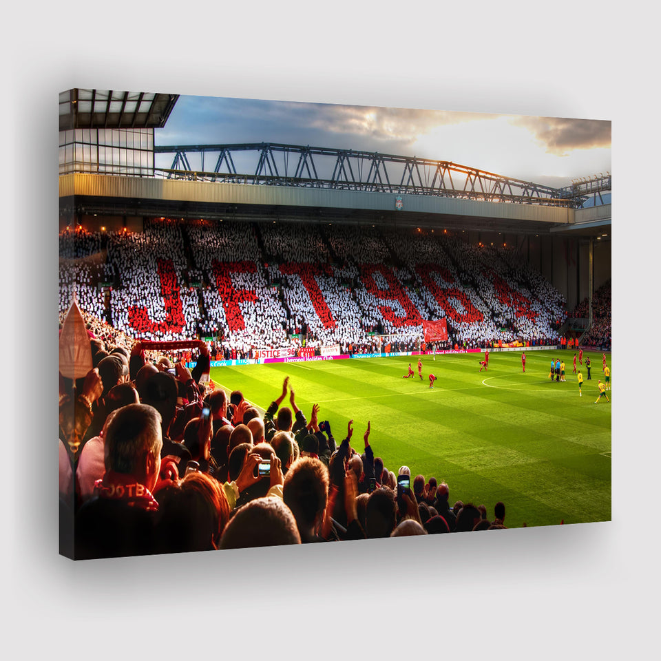 Anfield Road United Kingdom, Stadium Canvas, Sport Art, Gift for him, Fan Gift, Canvas Prints Wall Art Decor