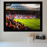 Anfield Road United Kingdom, Stadium Canvas, Sport Art, Gift for him, Framed Art Prints Wall Art Decor, Framed Picture