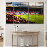 Anfield Road United Kingdom, Stadium Canvas, Sport Art, Gift for him, Multi Panels B, Canvas Prints Wall Art Decor