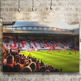 Anfield Road United Kingdom, Stadium Canvas, Sport Art, Gift for him, Fan Gift, Canvas Prints Wall Art Decor