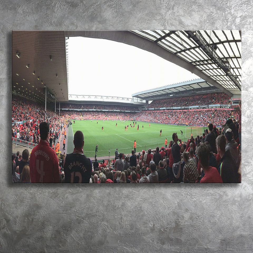 Anfield Road Wall Art Liverpool Stadium Canvas Prints Football Stadium,Sport Stadium Art Prints, Fan Gift, Wall Decor