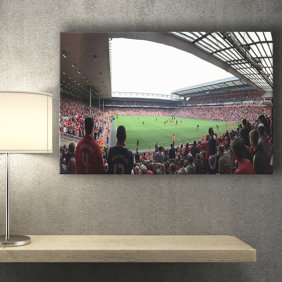Anfield Road Wall Art Liverpool Stadium Canvas Prints Football Stadium,Sport Stadium Art Prints, Fan Gift, Wall Decor