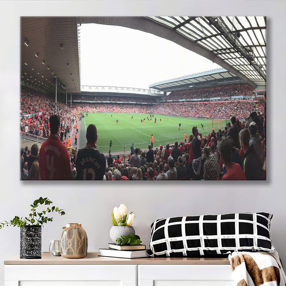 Anfield Road Wall Art Liverpool Stadium Canvas Prints Football Stadium,Sport Stadium Art Prints, Fan Gift, Wall Decor
