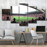 Anfield Road Wall Art Liverpool Stadium Canvas Prints Football Stadium,Multi Panels,Sport Stadium Art Prints, Fan Gift