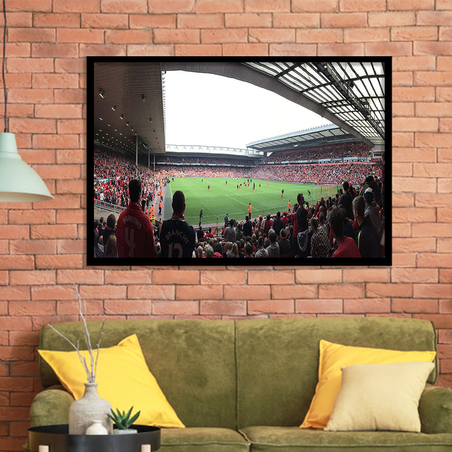 Anfield Road Wall Art Liverpool Stadium Art Prints Football Stadium,Sport Stadium Art Prints, Fan Gift, Wall Decor