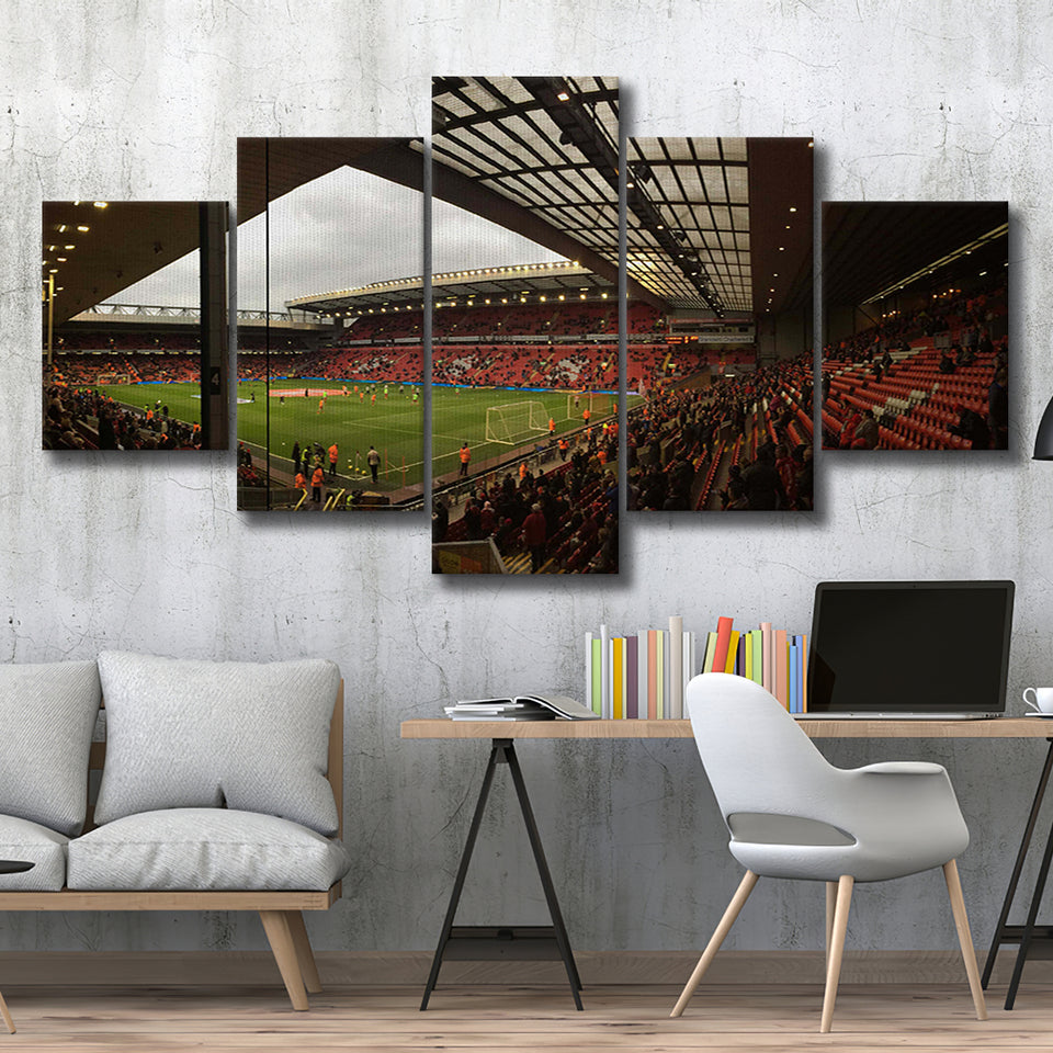 Anfield Stadium, Stadium Canvas, Sport Art, Large Canvas, Multi Panels, Canvas Prints Wall Art Decor