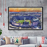 Angel Stadium Los Angeles Angels Watercolor, Sport Prints Fan Gift, Framed Art Prints Wall Art Decor