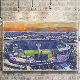 Angel Stadium Los Angeles Angels Watercolor, Sport Art Prints Fan Gift, Canvas Prints Wall Art Decor