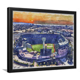 Angel Stadium Los Angeles Angels Watercolor, Sport Prints Fan Gift, Framed Art Prints Wall Art Decor