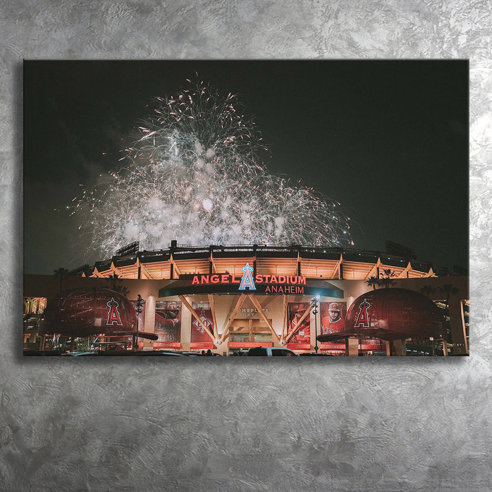 Angel Stadium Canvas Prints Los Angeles Angels Wall Art,Sport Stadium Art Prints, Fan Gift, Wall Decor