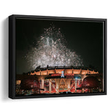 Angel Stadium Framed Canvas Prints Los Angeles Angels Wall Art,Sport Stadium Art Prints, Fan Gift
