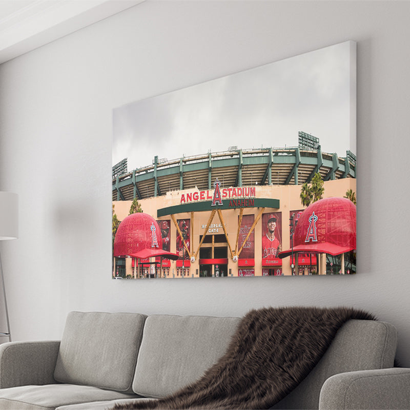 Angel Stadium, Stadium Canvas, Sport Art, Gift for him, Fan Gift, Canvas Prints Wall Art Decor