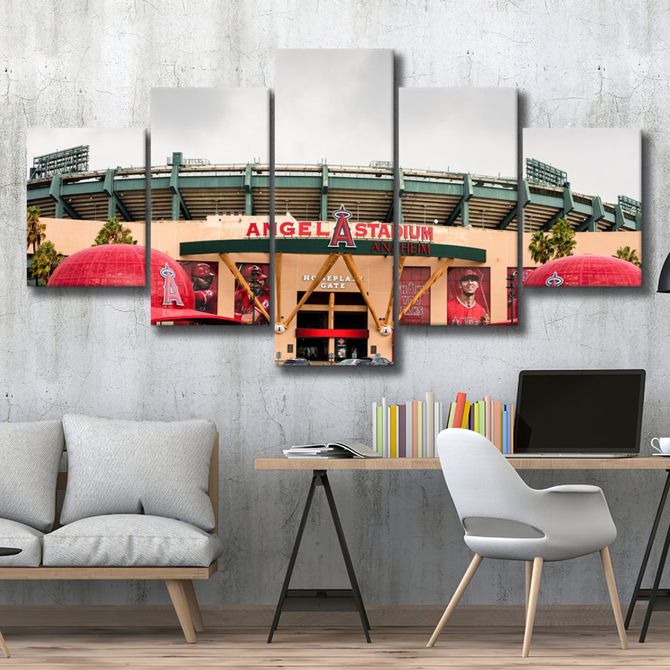 Angel Stadium, Stadium Canvas, Sport Art, Large Canvas, Multi Panels, Canvas Prints Wall Art Decor