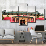 Angel Stadium, Stadium Canvas, Sport Art, Large Canvas, Multi Panels, Canvas Prints Wall Art Decor