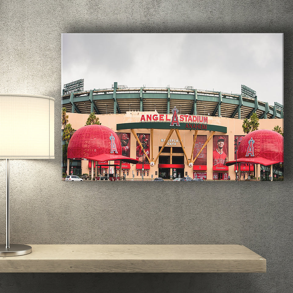 Angel Stadium, Stadium Canvas, Sport Art, Gift for him, Fan Gift, Canvas Prints Wall Art Decor