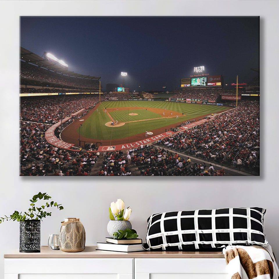 Angel Stadium in Los Angeles, Stadium Canvas, Sport Art, Gift for him,V1 Fan Gift, Canvas Prints Wall Art Decor