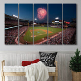 Angel Stadium in Los Angeles, Stadium Canvas, Sport Art, Gift for him, Multi Panels B, Canvas Prints Wall Art Decor
