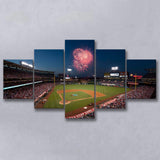 Angel Stadium in Los Angeles, Stadium Canvas, Sport Art, Large Canvas, Multi Panels, Canvas Prints Wall Art Decor