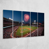 Angel Stadium in Los Angeles, Stadium Canvas, Sport Art, Gift for him, Multi Panels B, Canvas Prints Wall Art Decor