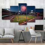 Angel Stadium in Los Angeles, Stadium Canvas, Sport Art, Large Canvas, Multi Panels, Canvas Prints Wall Art Decor