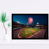 Angel Stadium in Los Angeles, Stadium Canvas, Sport Art, Gift for him, Framed Art Prints Wall Art Decor, Framed Picture