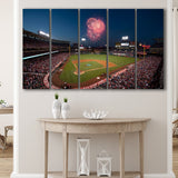 Angel Stadium in Los Angeles, Stadium Canvas, Sport Art, Gift for him, Multi Panels B, Canvas Prints Wall Art Decor