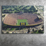 Ann Arbor Michigan, Stadium Canvas, Sport Art, Gift for him, Fan Gift, Canvas Prints Wall Art Decor