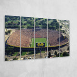 Ann Arbor Michigan, Stadium Canvas, Sport Art, Gift for him, Multi Panels B, Canvas Prints Wall Art Decor