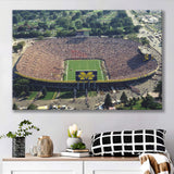 Ann Arbor Michigan, Stadium Canvas, Sport Art, Gift for him, Fan Gift, Canvas Prints Wall Art Decor
