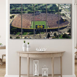 Ann Arbor Michigan, Stadium Canvas, Sport Art, Gift for him, Multi Panels B, Canvas Prints Wall Art Decor
