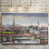 Annapolis Cityscape Maryland Canvas Prints Wall Art Decor - Paiting Canvas, Art Prints, Wall Decor, For Sale