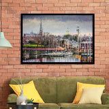 Annapolis Cityscape Maryland Framed Art Prints Wall Decor - Painting Prints, Framed Picture, Home Decor