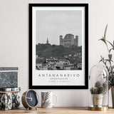 Antananarivo, Madagascar Black And White Art Framed Art Prints Wall Art Decor, Framed Picture