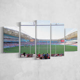 Anz Stadium Essendon, Stadium Canvas, Sport Art, Large Canvas, Multi Panels, Canvas Prints Wall Art Decor