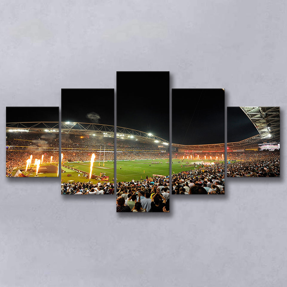 Anz Stadium Grand Final, Stadium Canvas, Sport Art, Large Canvas, Multi Panels, Canvas Prints Wall Art Decor