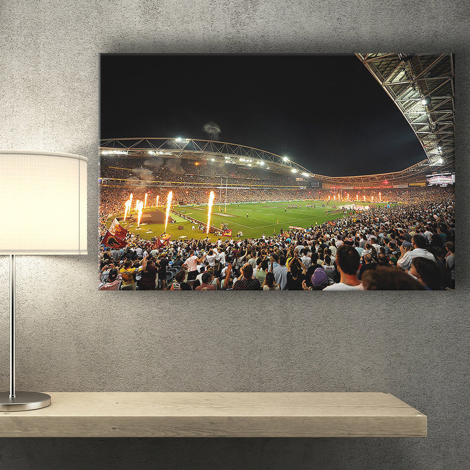Anz Stadium Grand Final, Stadium Canvas, Sport Art, Gift for him, Fan Gift, Canvas Prints Wall Art Decor
