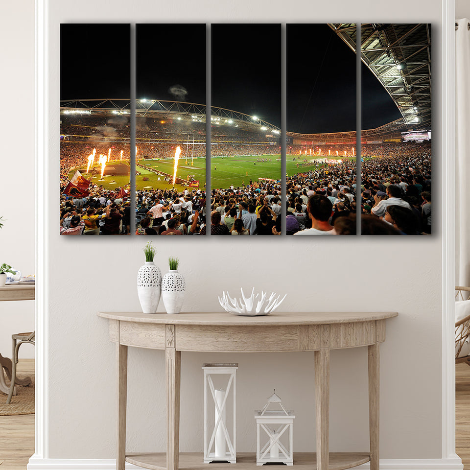 Anz Stadium Grand Final, Stadium Canvas, Sport Art, Gift for him, Multi Panels B, Canvas Prints Wall Art Decor
