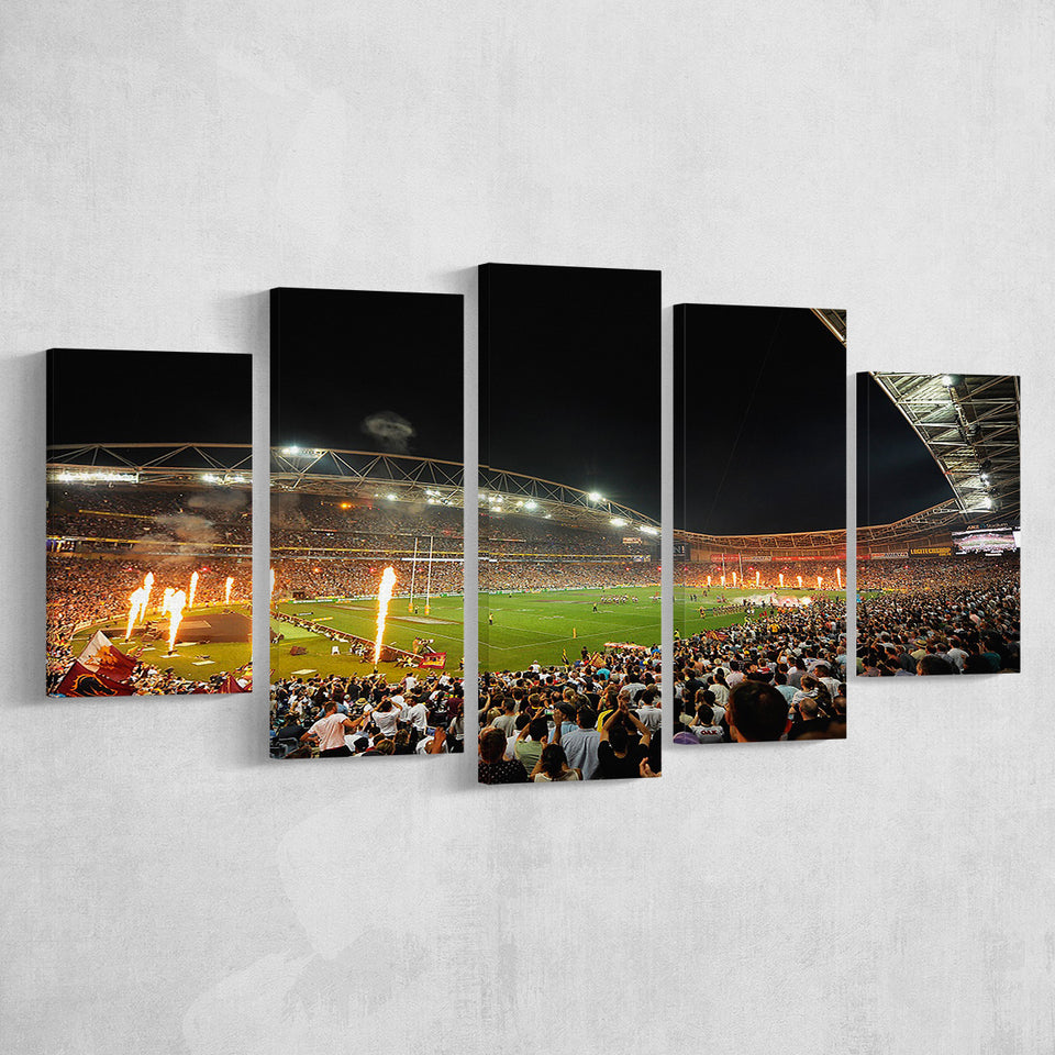 Anz Stadium Grand Final, Stadium Canvas, Sport Art, Large Canvas, Multi Panels, Canvas Prints Wall Art Decor
