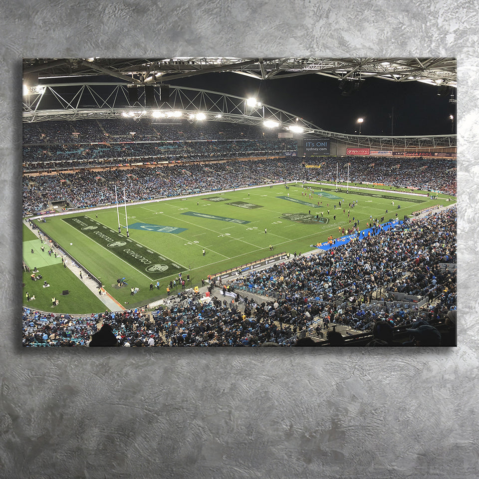 Anz Stadium, Stadium Canvas, Sport Art, Gift for him, Fan Gift, Canvas Prints Wall Art Decor