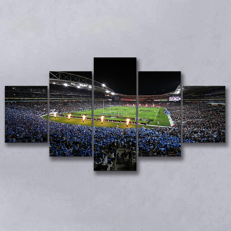Anz Stadium at Sydney Olympic Park, Stadium Canvas, Sport Art, Large Canvas, Multi Panels, Canvas Prints Wall Art Decor