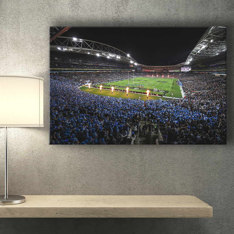 Anz Stadium at Sydney Olympic Park, Stadium Canvas, Sport Art, Gift for him, Fan Gift, Canvas Prints Wall Art Decor