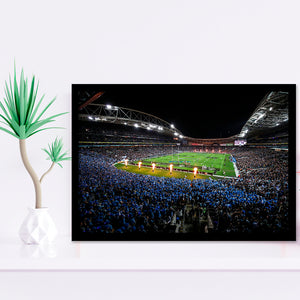 Anz Stadium at Sydney Olympic Park, Stadium Canvas, Sport Art, Gift for him, Framed Art Prints Wall Art Decor, Framed Picture