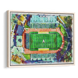 Appalachian Mountaineers Kidd Brewer Stadium Watercolor100, Sport Art Prints Fan Gift, Framed Canvas Prints Wall Art Decor