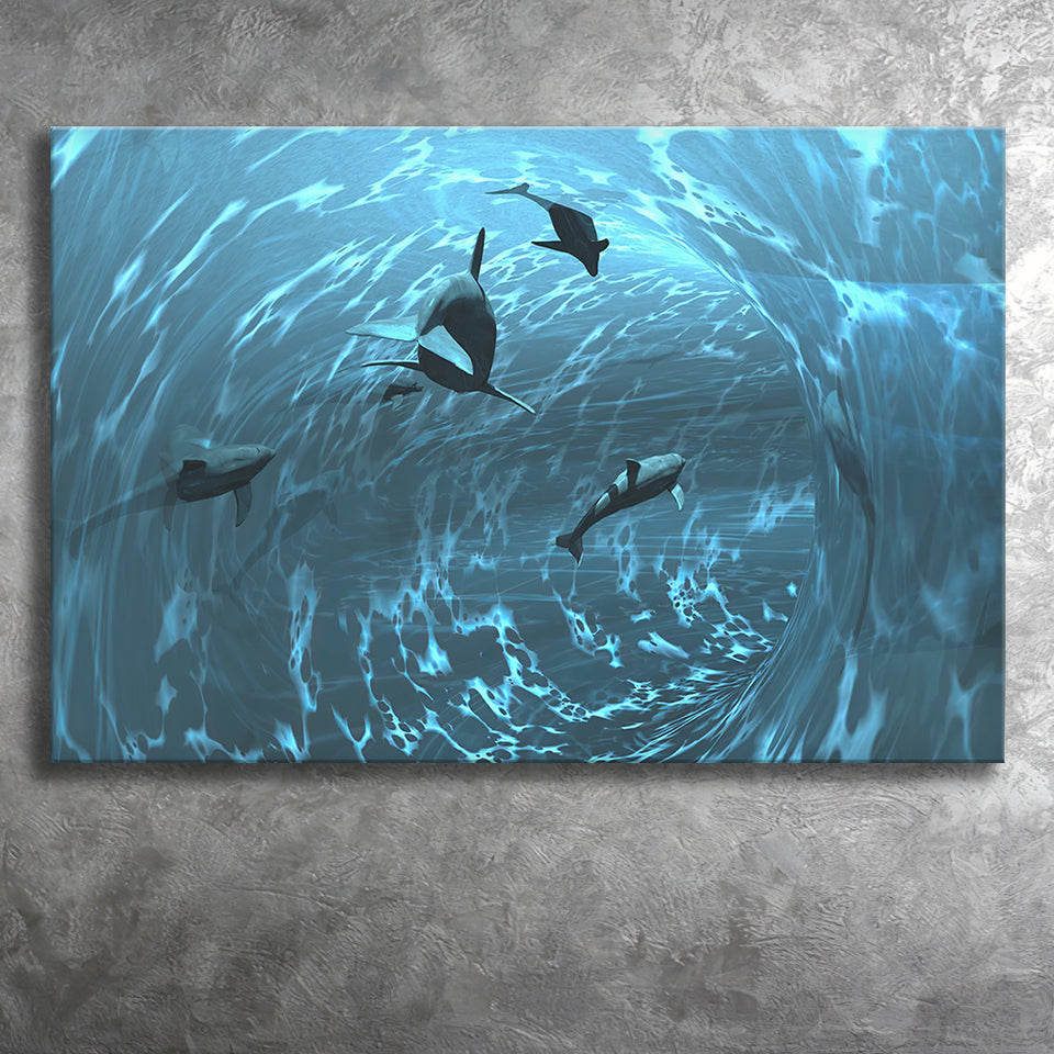 Aquarium Canvas Prints Wall Art - Painting Canvas, Art Prints, Wall Decor