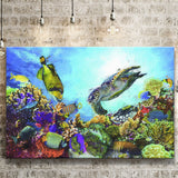 Aquarium Decor for House Underwater Life Canvas Prints Wall Art Decor - Paiting Canvas, Art Prints, Wall Decor, For Sale