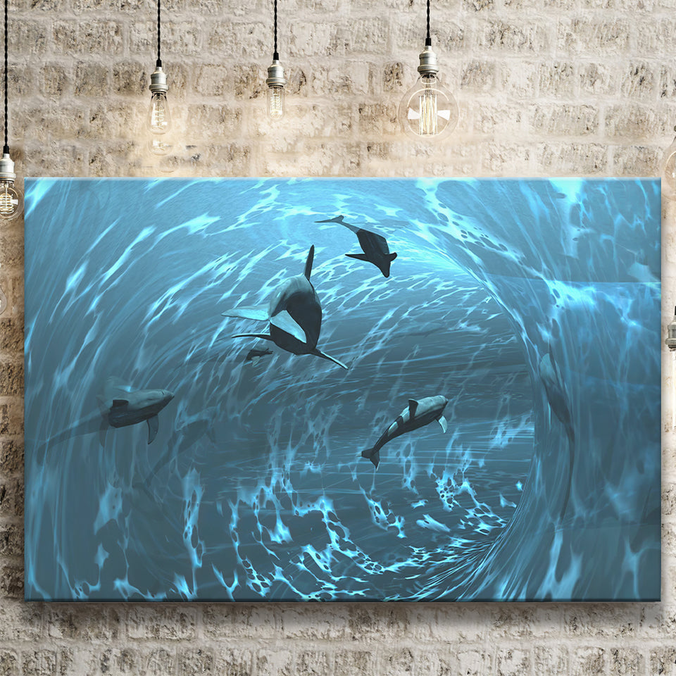 Aquarium Canvas Prints Wall Art - Painting Canvas, Art Prints, Wall Decor
