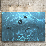 Aquarium Canvas Prints Wall Art - Painting Canvas, Art Prints, Wall Decor