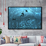 Aquarium Framed Art Prints Wall Art Decor - Painting Prints, Framed Picture