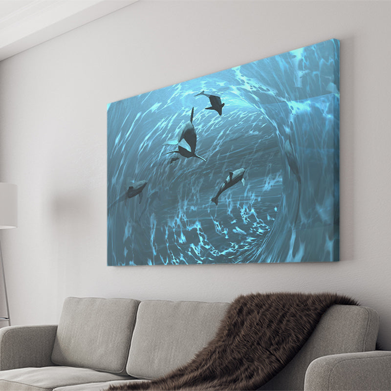 Aquarium Canvas Prints Wall Art - Painting Canvas, Art Prints, Wall Decor