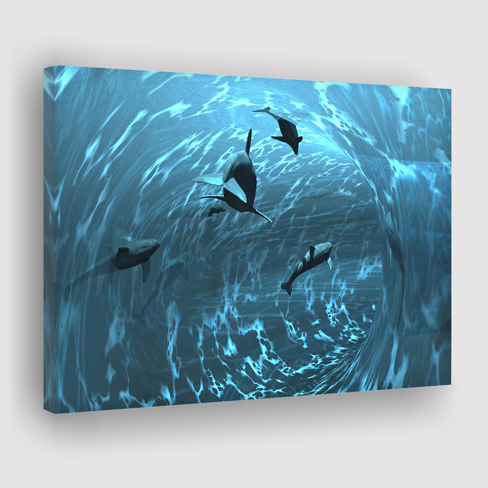 Aquarium Canvas Prints Wall Art - Painting Canvas, Art Prints, Wall Decor